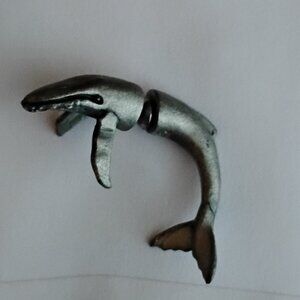 Whale Thru-Ear Earring